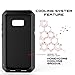 Galaxy S8 Plus case,Tomplus Extreme Hybrid Armor Alloy Aluminum Metal Bumper Soft Rubber Military Heavy Duty Shockproof Hard Case for Samsung Galaxy S8 Plus (Black)