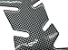 Carbon Look Firber Motor Gas Cap Tank Pad Sticker for Kawasaki Zx6r 9r 10r 636 Zrx1200 Zzr600