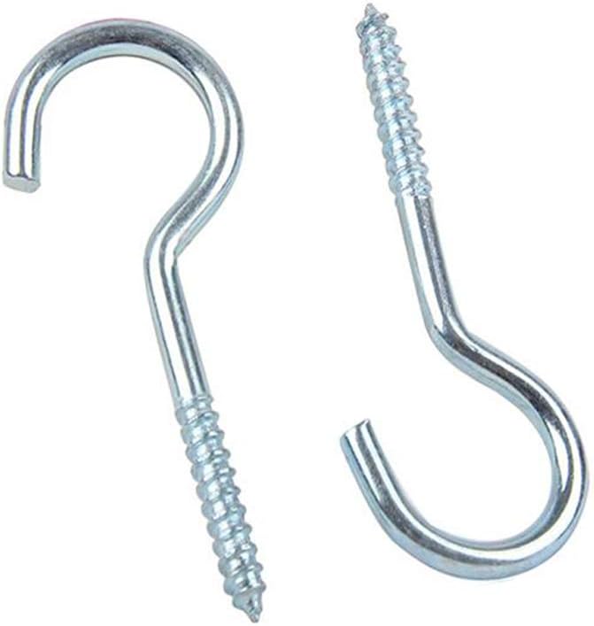 Yuluo Bulk Hardware Curtain Wire Hook Zinc Plated Steel Screw in