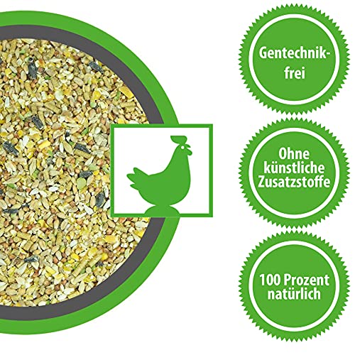 Meine Hennen HENNEN VITAL 15 kg, Premium Hühnerfutter und Wachtelfutter, Körnerfutter, Geflügelfutter, Hennenfutter, Alleinfutter für Hühner, Wachteln, Legehennen – Bild 3