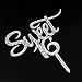 INNORU Sweet 16 Cake Topper - Silver Sweet Sixteen Cake Topper - 16th Birthday Party Decorations Supplies