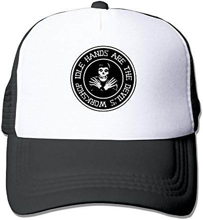 Misfits Distressed Skull Adult Print Sports Mesh Hat
