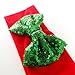 3pcs Christmas Bows Sequin Headwraps Baby Girl Headbands Set Bulk for Photograph Red White