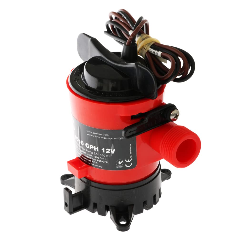 Johnson Pumps 32903 Cartridge Bilge Pump - 1000 GPH, Dura-Port, Reliable Marine Water Removal