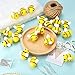 Wool Felt Bee Craft Balls Bee Craft Supplies for Baby Shower Gender Reveal Party Nursery Tent Decoration DIY Craft Car Seat Grasping Bead Toys (40 Pieces)