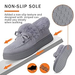 TINSTREE Winter Flat Boots Warm Durable Shoes