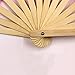 RuiXiang 1.8M Long Dance Fan,Belly Dance Bamboo Fan,Yangko Fan Silk Fan,Square Dance Morning Practice Simulation Silk Fan (White)