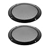 MILISTEN 2 Stuks Auto Speaker Grill Cover Guard Protector Metalen Gaas Speaker Decoratieve Cirkel Audio Accessoires