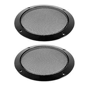 MILISTEN 2 Stuks Auto Speaker Grill Cover Guard Protector Metalen Gaas Speaker Decoratieve Cirkel Audio Accessoires