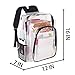 Heavy Duty Clear Backpack Transparent Bag With Reinforced Straps - Student Bookbag for School, Security, Sporting Events
