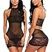 Avidlove Women Lingerie Set Lace Babydoll Mesh Chemise Halter Teddy Sexy Nightie