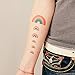 Tattly Temporary Tattoos, Rainbow, 0.1 Ounce