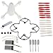 AVAWO for Hubsan X4 H107D 8-in-1 Quadcopter White Spare Parts Crash Pack (As shown)