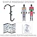 Body Back Buddy Jr - USA Made - Back Massager (Next Gen 2020 Version) Handheld Massage Stick, Trigger Point Massage, Full Body Muscle Pain Relief (Black Marbled)