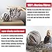 welltree Merino Soft Chunky Wool Yarn for Arm Knitted DIY Your Favorite Thick Blankets (Grey - 6.6 lbs)