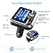 (Upgraded Version) Bluetooth FM Transmitter, ToHayie Wireless Radio Adapter Stereo Music Player 1.8” LCD Display with Dual USB Charging Ports, Supports Hands-Free Calling, AUX, TF Card and U-Disk