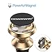 Dowswin Universal Magnetic Phone Car Mount, 360 Degree Rotating Air Vent Alloy Phone Holder Cradle for iPhone 7 Plus/ 7/6 /6S Plus /Samsung Galaxy S7 /S6 /Note 5 /Note 4 HTC LG Sony Boardly (Gold)