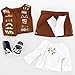 Dress Along Dolly Brownie Girl Scout Inspired Doll Outfit for American Girl and 18