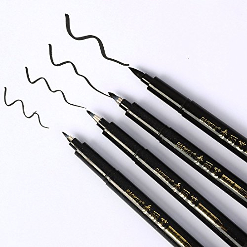 image for iBayam Refillable Calligraphy Pen Hand Lettering Pens Brush Lettering 
