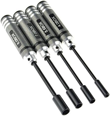 4PCS RC Repair Tools Flat Head Screw Drivers 4.0 5.5 7.0 8.0mm for RC Models Car Boat Airplane