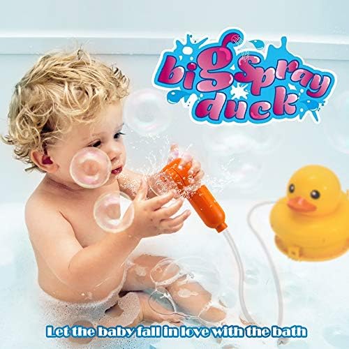 mothermed Bath Duck Shower Bathtub Toys for Kids Baby Bath Sprayer Duck