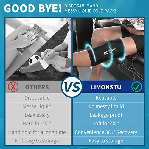 LIMONSTU Elbow Ice Pack for Tendonitis and Tennis Elbow Freeze Sleeve