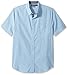 Nautica Men's Short Sleeve Slim Fit Plaid Button Down Shirt