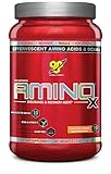 BSN Amino X Muscle Recovery & Endurance Powder with BCAAs, 10 Grams of Amino Acids, Keto Friendly, Caffeine Free, Flavor: Strawberry Orange, 70 Servings (Packaging May Vary)