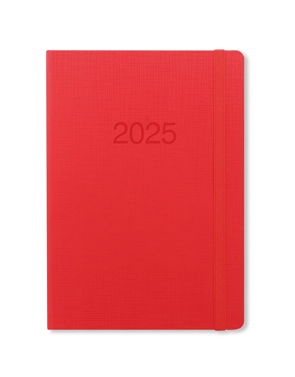 Letts of London Memo A5 week to view 2025 diary - red