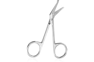 KCHEX New Mini Stainless Steel Bandage Scissors - Surgical & First Aid