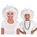 Amscan Crazy Party Wig Costume, White