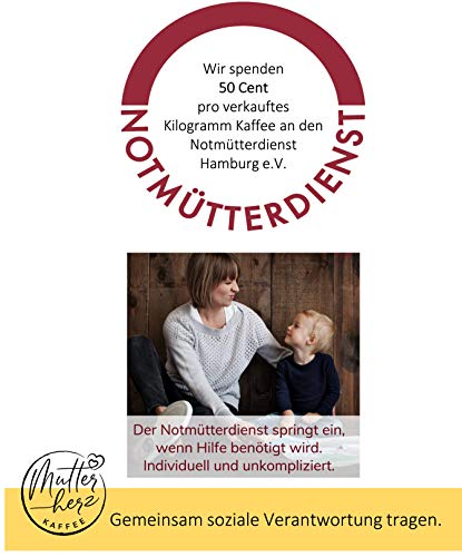 Mutterherz Kaffee - Bio-Röstkaffee - Ganze Bohne - 250 Gramm - schonend geröstet - CO2 entkoffeiniert - direkt gehandelt… – Bild 8