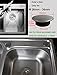 Qrity 4 Packs Sink Tap Hole Cover Kitchen Faucet Hole Cover Stainless Steel, Stainless Steel, (1-1.4 inch in Diameter)
