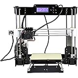 3D Printer, LESHP Self-Assembly Desktop SD Card 3D Printer High Speed Precision with LCD Works with PLA ABS Filaments for DIY