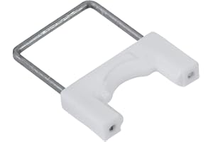 Gardner Bender MPS-2100 Cable Boss Staple, ⅜ Inch., Secures: Coax: RG-6, Voice/Data: CAT 6, (NM) Non-Metalic 14/2, 14/3, 12/2, White, 200 count (Pack of 1)