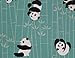 Furoshiki Wrapping Cloth Pandas in a Bamboo Forest Motif Japanese Fabric 50cm