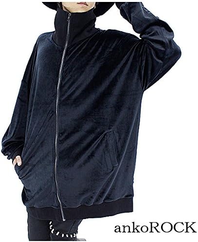 Amazon Ankorock アンコロック ベロア ジャージ メンズ ベロア ジャージ レディース ベロア ジャージ ユニセックス ハイネック トラックジャケット 黒 ブラック コート ジャケット 通販 Amazon Ankorock アンコロック ベロア ジャージ メンズ ベロア ジャージ レディース ベロア ジャージ ユニセックス ハイネック トラックジャケット 黒 ブラック コート ジャケット 通販