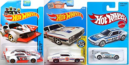 Hot Wheels VW Exclusive Volkswagen SP2 Retro Card & Mad Manga Japanese & '69 Ford Gran Torino White Series