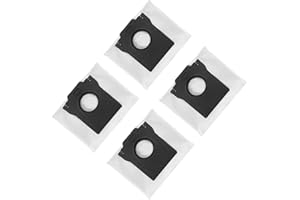 Amaezorx 4 Pack Replacement Dust Bags for DREAME D20 Plus Vacuum Cleaner, 3.5L Capacity Auto-Emptying Bags with Meltblown Fib