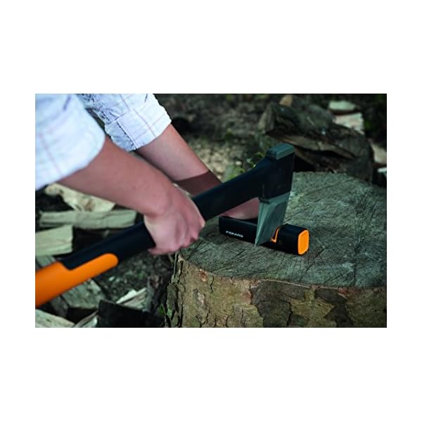 Fiskars Axt- und MesserschÃ¤rfer, Keramik- Schleifkopf/GehÃ¤use aus glasfaserverstÃ¤rktem Kunststoff, Schwarz/Orange, Xsharp, 1000601 – Bild 5