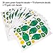 jollylife 504PCS St. Patrick's Day Decorations Leprechaun Footprints Floor Decals - Shamrock Gold Coin Party Decorations Stickers