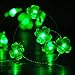 Impress Life St. Patrick's Day Decoration, Lucky Four-Leaf Clover 10 ft 40 LEDs with Remote and USB/Battery-Powered for St. Patrick's Day, Wedding, Birthday, Patio, DIY Home Parties Decorations