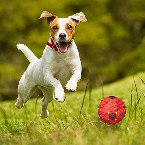 Interactive Dog Toys by FurryFido, Dog toys ball and treat dispensing for small/middles size(under 30lbs) dogs/cats/ and pigs Funny Dog Puzzle and Dog Toys for Boredom and Thinking