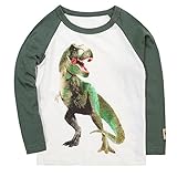 Bleubell Toddler Boys T-Rex Long Sleeve Dinosaur T Shirt 2-7 Years