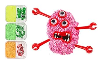 DIY Monster Kugelknete in Dose Bausatz Modelliermasse Knete Basteln Foam