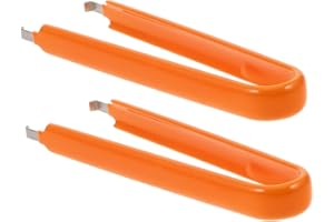 HIAKDOFT 2pcs Stainless Steel Automotive Fuse Puller Tool Precision Tweezer for Vehicle Fuse Extraction and