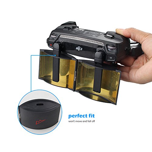 RCstyle Compatible for DJI Mavic 2 Pro / Zoom Transmitter Signal Extend Aluminum Parabolic Radar Antenna Range Booster for Mavic Air / Mavic Pro / Platinum(Black)