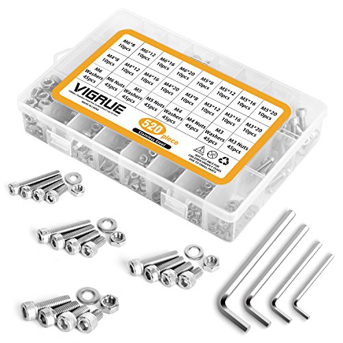 5 Stainless+Screws+Socket+Assortment+Storage