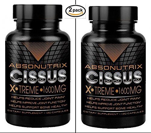 Absonutrix Cissus Quadrangularis Xtreme 1600mg - 240 Capsules (Pack of 2, 120 capsules each) Absonutrix Cissus Quadrangularis Xtreme 1600mg - 240 Capsules (Pack of 2, 120 capsules each)