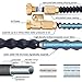 50ft Garden Hose- 2018 New Bronze Connector Expandable Water Hose with Double Latex Core, 3/4